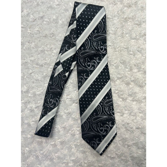 Emilio Ponti Roma Milano 100% Silk Men’s Tie Hand Made - Picture 3 of 4